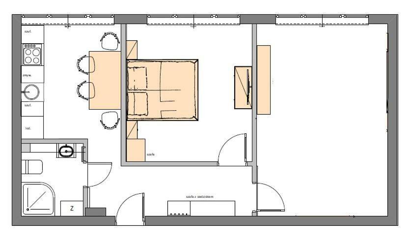 Apartament Dwupokojowy Gdynia Srodmiescie Apartment Bagian luar foto